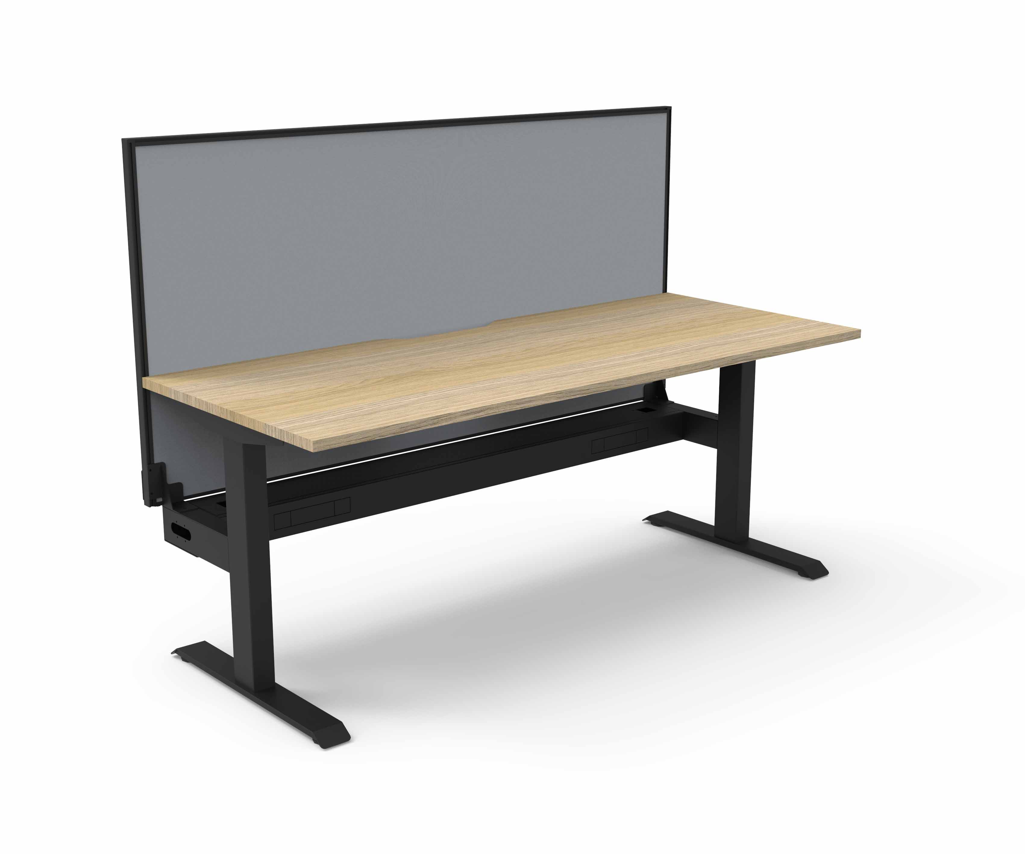 Boost Static Single Sided Workstation 1500x750 - with Screen